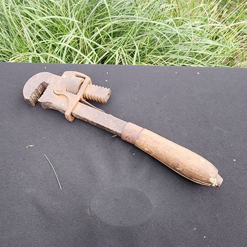 Antique stillson style pipe - antique, stillson-style